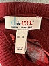 D&Co. Argyle Burgundy Pullover Sweater Size XL - photo 7