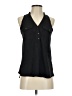 Rock & Republic 100% Polyester Black Sleeveless Blouse Size XS - photo 1