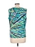 Kasper Teal Sleeveless Top Size L - photo 2