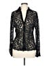 Jkara 100% Polyester Solid Black Long Sleeve Blouse Size L - photo 1