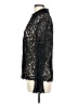 Jkara 100% Polyester Solid Black Long Sleeve Blouse Size L - photo 5