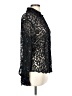 Jkara 100% Polyester Solid Black Long Sleeve Blouse Size L - photo 4
