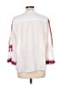 Chico's 100% Cotton Multi Color White 3/4 Sleeve Blouse Size Lg (2) - photo 2