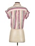 Rails Stripes Pink Short Sleeve Blouse Size XS - photo 2