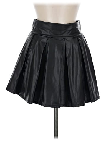Spirit Faux Leather Skirt (view 1)