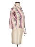 Rails Stripes Pink Short Sleeve Blouse Size XS - photo 4