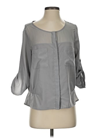 DKNY Jeans 3/4 Sleeve Blouse (view 1)