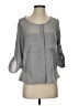 DKNY Jeans 100% Polyester Gray 3/4 Sleeve Blouse Size S - photo 1