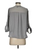 DKNY Jeans 100% Polyester Gray 3/4 Sleeve Blouse Size S - photo 2