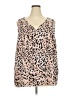 Nine West 100% Polyester Pink Sleeveless Blouse Size 3X - photo 1