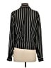 another story Stripes Black Long Sleeve Blouse Size S - photo 2
