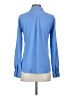 Ann Taylor 100% Polyester Blue Long Sleeve Blouse Size XS - photo 2