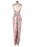 Fashion Nova 100% Polyester Tie-dye Pink Blue Jumpsuit Size S - photo 2