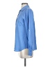 Ann Taylor 100% Polyester Blue Long Sleeve Blouse Size XS - photo 5