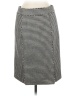 Banana Republic Houndstooth Gray Formal Skirt Size 6 - photo 2