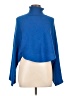 Pink Rose Blue Turtleneck Sweater Size L - photo 1