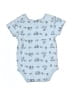 Starting Out Print Blue Short Sleeve Onesie 3-6 MO / 6 MO - photo 2