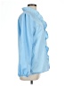 Unbranded Blue 3/4 Sleeve Blouse Size L - photo 4