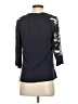 Unbranded 100% Rayon Black 3/4 Sleeve Blouse Size XS - photo 2