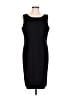Kasper 100% Polyester Solid Black Cocktail Dress Size 12 - photo 1