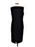 Kasper 100% Polyester Solid Black Cocktail Dress Size 12 - photo 2