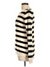 Pink Rose Stripes Ivory Pullover Sweater Size L - photo 5