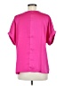 Shein 100% Polyester Pink Short Sleeve Blouse Size 6 - photo 2