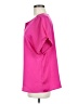Shein 100% Polyester Pink Short Sleeve Blouse Size 6 - photo 5