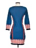 Flying Tomato 100% Polyester Graphic Blue Casual Dress Size S - photo 2