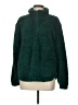 Gap 100% Polyester Green Faux Fur Jacket Size M - photo 1