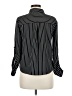 Active USA Stripes Black Long Sleeve Blouse Size M - photo 2
