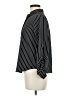Active USA Stripes Black Long Sleeve Blouse Size M - photo 5