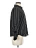Active USA Stripes Black Long Sleeve Blouse Size M - photo 4