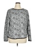 Elle Silver Long Sleeve Top Size XL - photo 1
