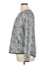 Elle Silver Long Sleeve Top Size XL - photo 5