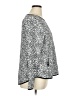 Elle Silver Long Sleeve Top Size XL - photo 4