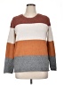 Pinque Color Block Brown Pullover Sweater Size XL - photo 1