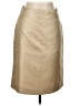 J.Crew Metallic Tan Silk Skirt Size 8 - photo 1