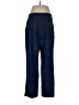 Lands' End Solid Blue Casual Pants Size L - photo 2