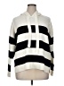 Crown & Ivy Stripes White Pullover Sweater Size XL - photo 1