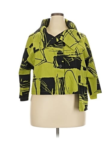 Luukaa 3/4 Sleeve Button-Down Shirt (view 1)