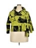 Luukaa 100% Cotton Green 3/4 Sleeve Button-Down Shirt Size 5X (estimated) - photo 1