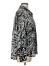 Umgee 100% Polyester Paisley Silver Long Sleeve Blouse Size L - photo 4