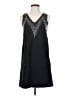 H&M 100% Polyester Chevron-herringbone Black Cocktail Dress Size 4 - photo 1