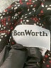 BonWorth 100% Polyester Floral Black 3/4 Sleeve Blouse Size L (petite) - photo 4