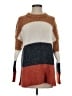 Madewell Color Block Orange Pullover Sweater Size S - photo 1
