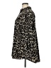 Style&Co 100% Polyester Animal Print Black Long Sleeve Blouse Size XL - photo 5