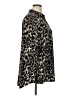 Style&Co 100% Polyester Animal Print Black Long Sleeve Blouse Size XL - photo 4