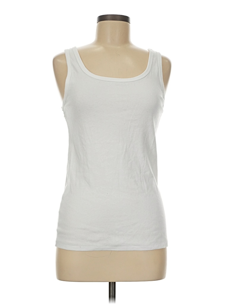 Pre-owned A New Day Tank Top White Strapless Neckline Tops