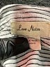 Love Notes 100% Cotton Stripes Gray 3/4 Sleeve Button-Down Shirt Size L - photo 4